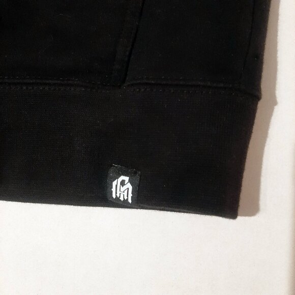 INTO THE AM Tree of Life Hoodie Black mens Medium zipup rave jacket + Galaxy msk - Picture 4 of 10